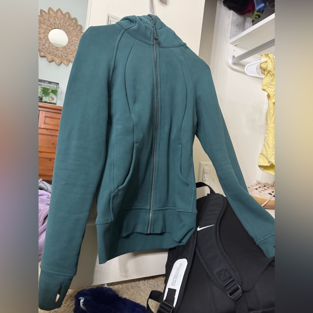 Womens Green Jasper Lululemon Full Zip